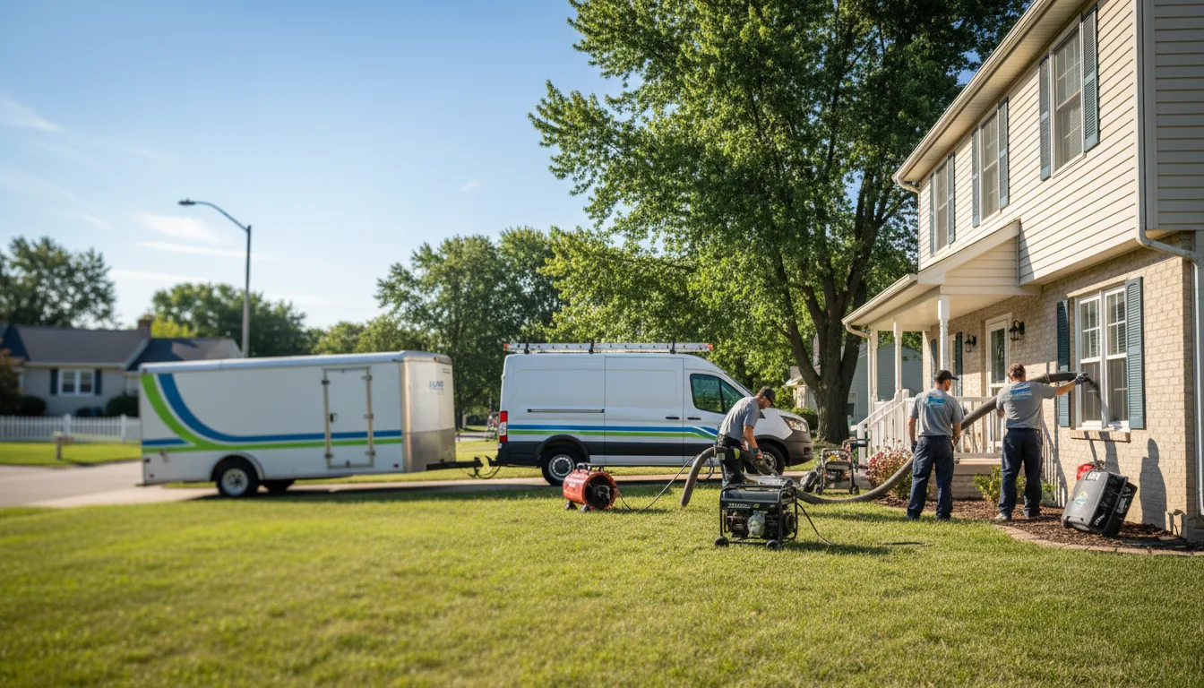 Flooded Basement Restoration And Cleanup With Repair in Shevlin, MN near me